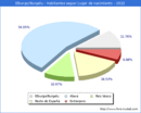 Poblacion segun lugar de nacimiento en el Municipio de Elburgo/Burgelu - 2022