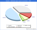 Poblacion segun lugar de nacimiento en el Municipio de Guijuelo - 2021